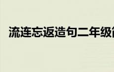 流连忘返造句二年级简单点 流连忘返造句 