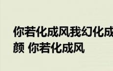 你若化成风我幻化成雨 守护你身边一笑为红颜 你若化成风 