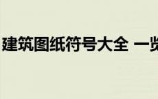 建筑图纸符号大全 一览表 建筑图纸符号大全 