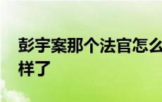 彭宇案那个法官怎么样了 彭宇案的法官怎么样了 