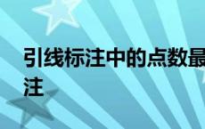 引线标注中的点数最多可以设置几个 引线标注 