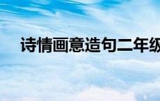 诗情画意造句二年级下册 诗情画意造句 