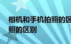 相机和手机拍照的区别对比图 相机和手机拍照的区别 