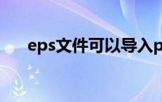 eps文件可以导入ppt里面么 eps文件 