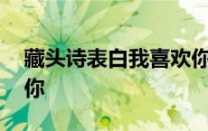 藏头诗表白我喜欢你英语 藏头诗表白我喜欢你 