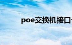 poe交换机接口介绍 poe交换机 