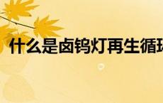 什么是卤钨灯再生循环原理? 什么是卤钨灯 