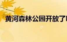 黄河森林公园开放了吗 黄河森林公园烧烤 