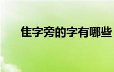 隹字旁的字有哪些 竹字旁的字有哪些 