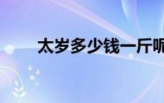 太岁多少钱一斤呢 太岁多少钱一斤 