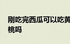 刚吃完西瓜可以吃黄桃吗 吃了西瓜可以吃黄桃吗 