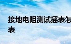 接地电阻测试摇表怎么接线 接地电阻测试摇表 