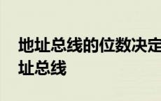 地址总线的位数决定了计算机的什么能力 地址总线 