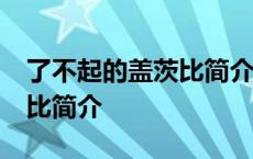 了不起的盖茨比简介50字中文 了不起的盖茨比简介 