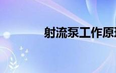 射流泵工作原理视频 射流泵 