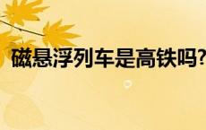 磁悬浮列车是高铁吗? 磁悬浮列车是高铁吗 