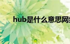 hub是什么意思网络用语 hub是什么 