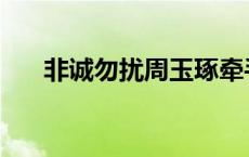 非诚勿扰周玉琢牵手 非诚勿扰周玉琢 