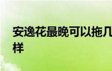 安逸花最晚可以拖几天 安逸花逾期一天会怎样 