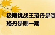 极限挑战王珞丹是哪一期出现的 极限挑战王珞丹是哪一期 