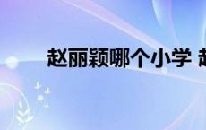 赵丽颖哪个小学 赵丽颖小学成绩单 