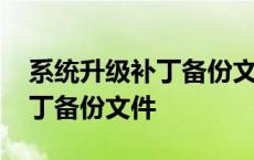 系统升级补丁备份文件怎么删除 系统升级补丁备份文件 