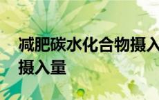 减肥碳水化合物摄入量标准 减肥碳水化合物摄入量 