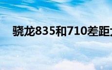 骁龙835和710差距大吗 骁龙835和710 