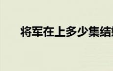 将军在上多少集结婚 将军在上多少集 