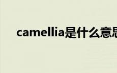 camellia是什么意思 came是什么意思 