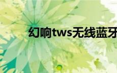 幻响tws无线蓝牙耳机操作 幻响t2 