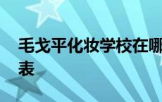 毛戈平化妆学校在哪里 毛戈平化妆学校价格表 