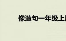 像造句一年级上册 像造句一年级 