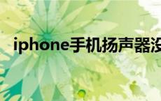 iphone手机扬声器没声音 手机扬声器没声音 