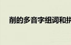 削的多音字组词和拼音 肖的多音字组词 