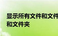 显示所有文件和文件夹怎么弄 显示所有文件和文件夹 