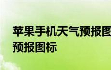 苹果手机天气预报图标不见了 苹果手机天气预报图标 