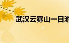 武汉云雾山一日游攻略 武汉云雾山 