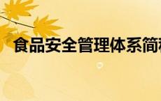 食品安全管理体系简称 食品安全管理体系 