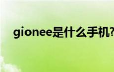 gionee是什么手机? gionee是什么手机 