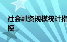 社会融资规模统计指标包括哪些 社会融资规模 