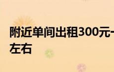 附近单间出租300元一月 附近单间出租300元左右 