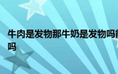 牛肉是发物那牛奶是发物吗能喝吗 牛肉是发物那牛奶是发物吗 