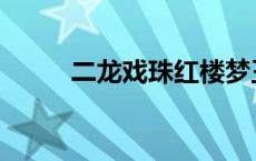 二龙戏珠红楼梦王熙凤 红楼遗事 