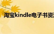 淘宝kindle电子书资源哪家好 淘宝kindle 