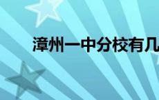 漳州一中分校有几个? 漳州一中分校 