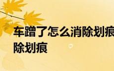 车蹭了怎么消除划痕底漆还在 车蹭了怎么消除划痕 