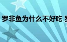 罗非鱼为什么不好吃 罗非鱼为什么那么便宜 