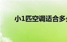 小1匹空调适合多少平米 小1匹空调 