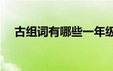 古组词有哪些一年级下册 古组词有哪些 